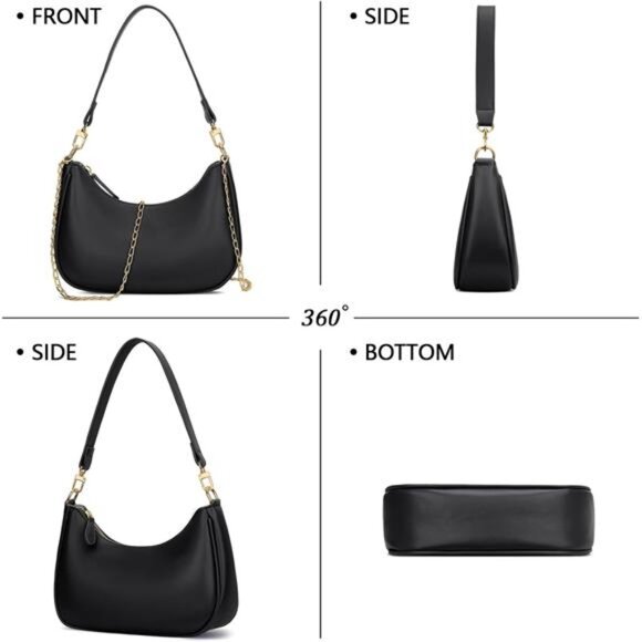 Shoulder Bag, Cute Handbags Black2 - Picture 5 of 6